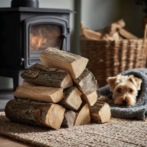 Kiln-Dried Ash Logs