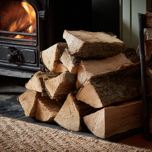 Kiln-Dried Ash Logs