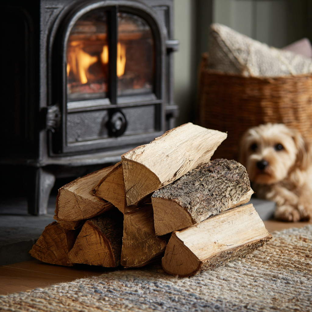 Kiln-Dried Oak Logs
